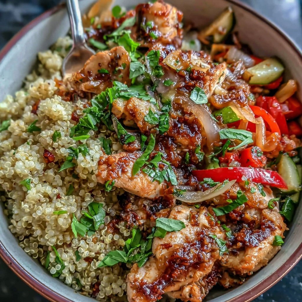 Healthy Chicken And Vegetable Quinoa