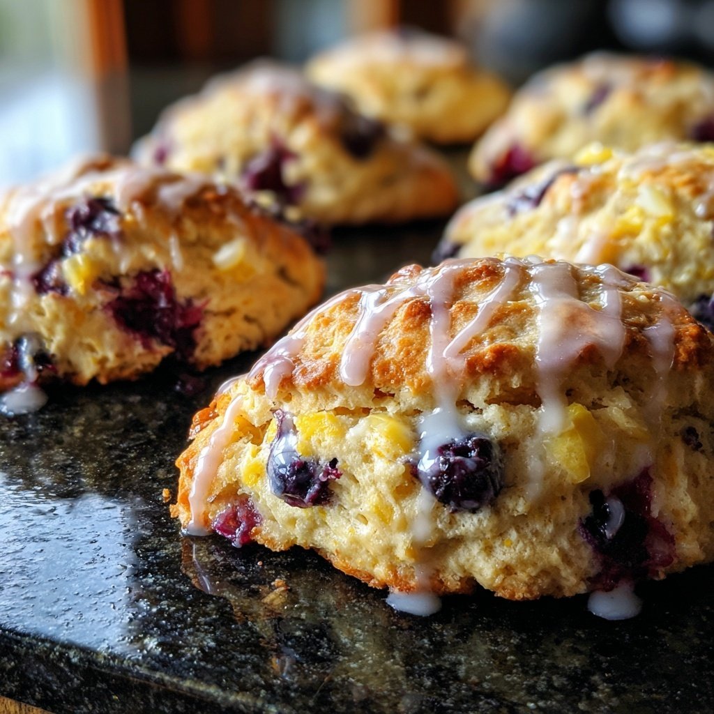 Blueberry Lemon Breakfast Scones
