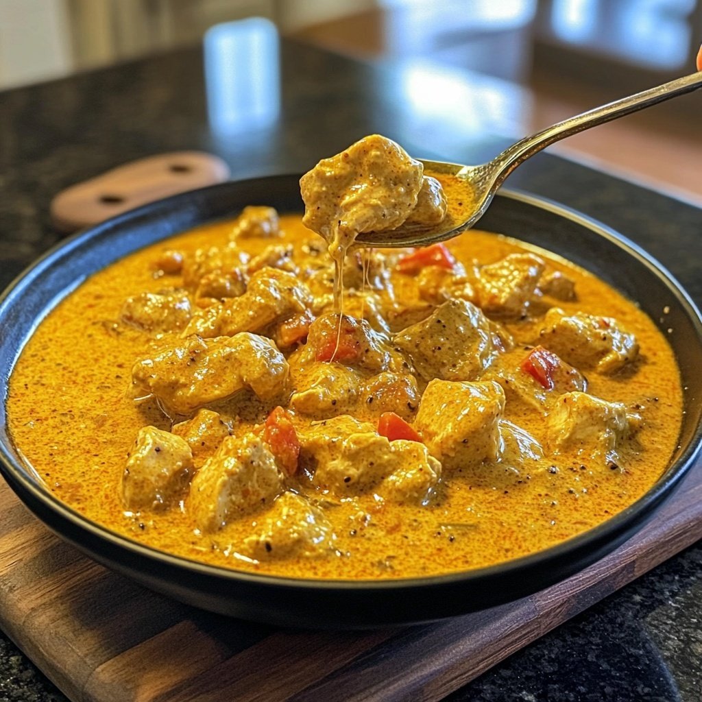 Creamy Slow Cooker Chicken Curry