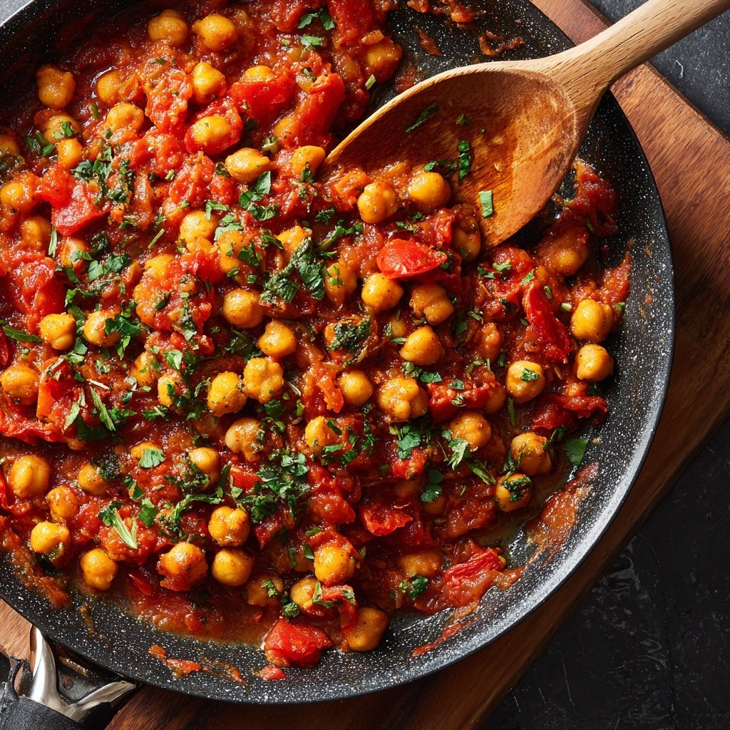 Spiced Chickpea Tomato Skillet