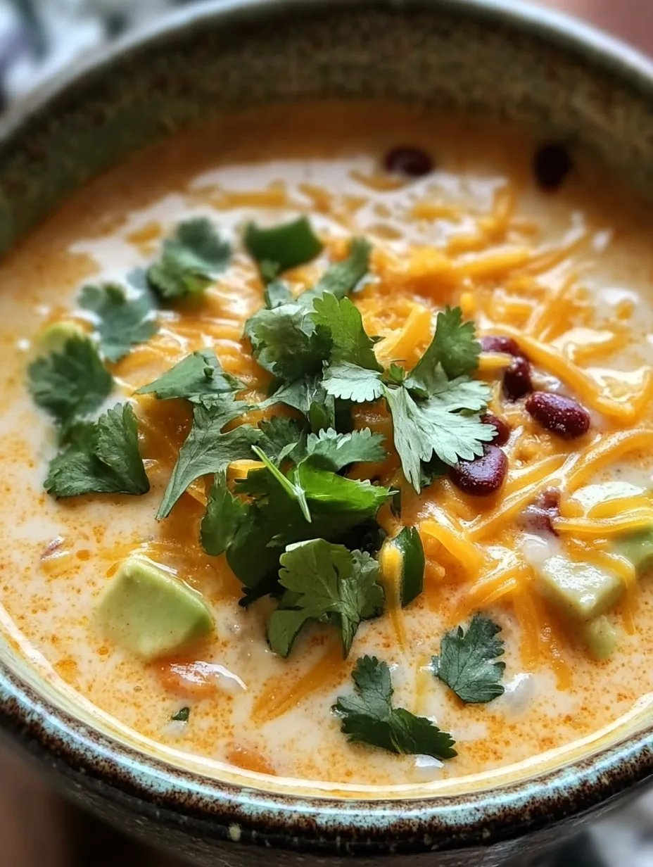 Creamy Chicken Enchilada Soup