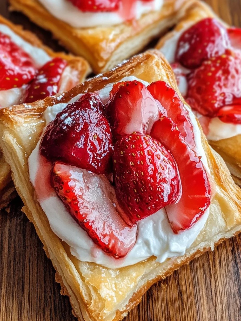 Strawberry Danish (with Cream Cheese)