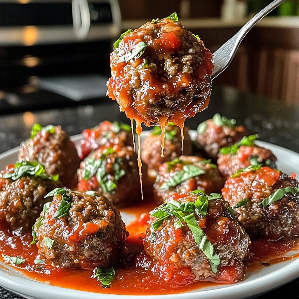 Quick Oven-Baked Meatballs Recipe