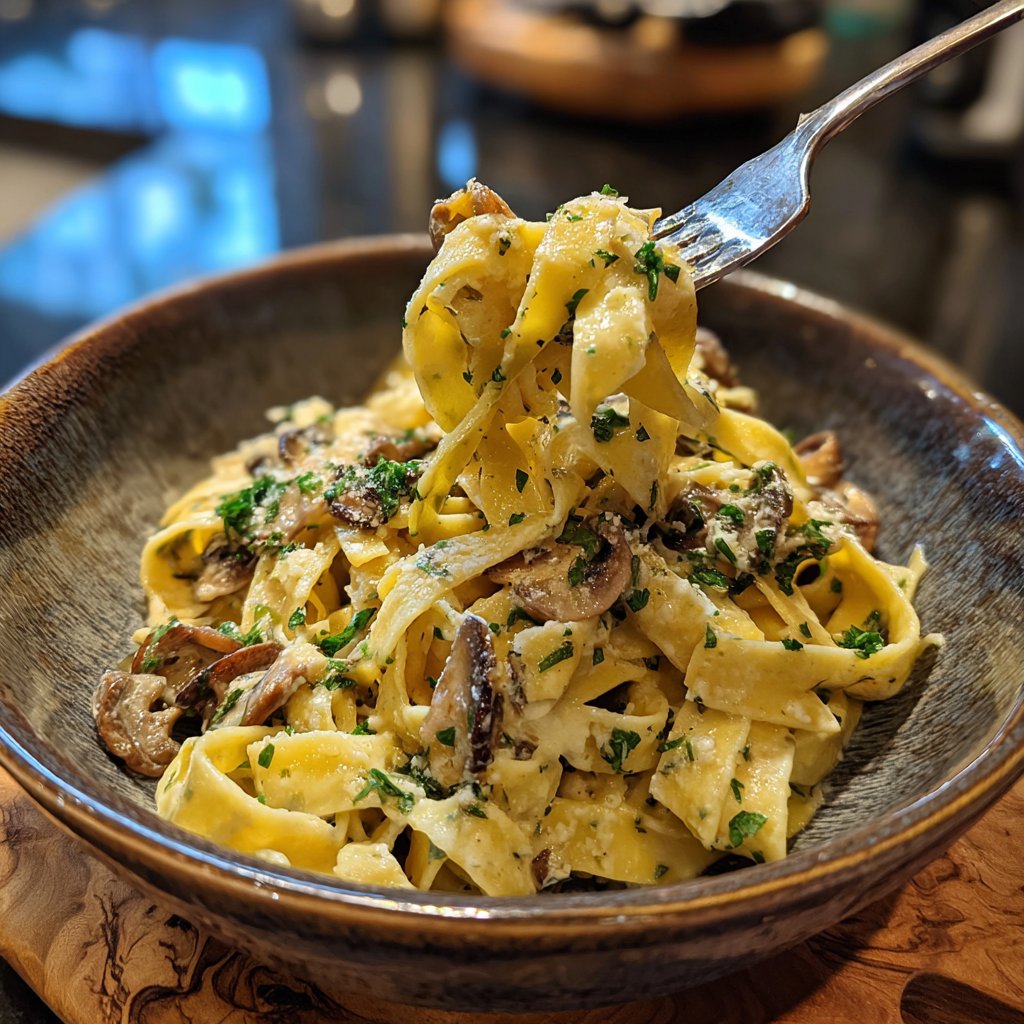 Romantic Mushroom Tagliatelle