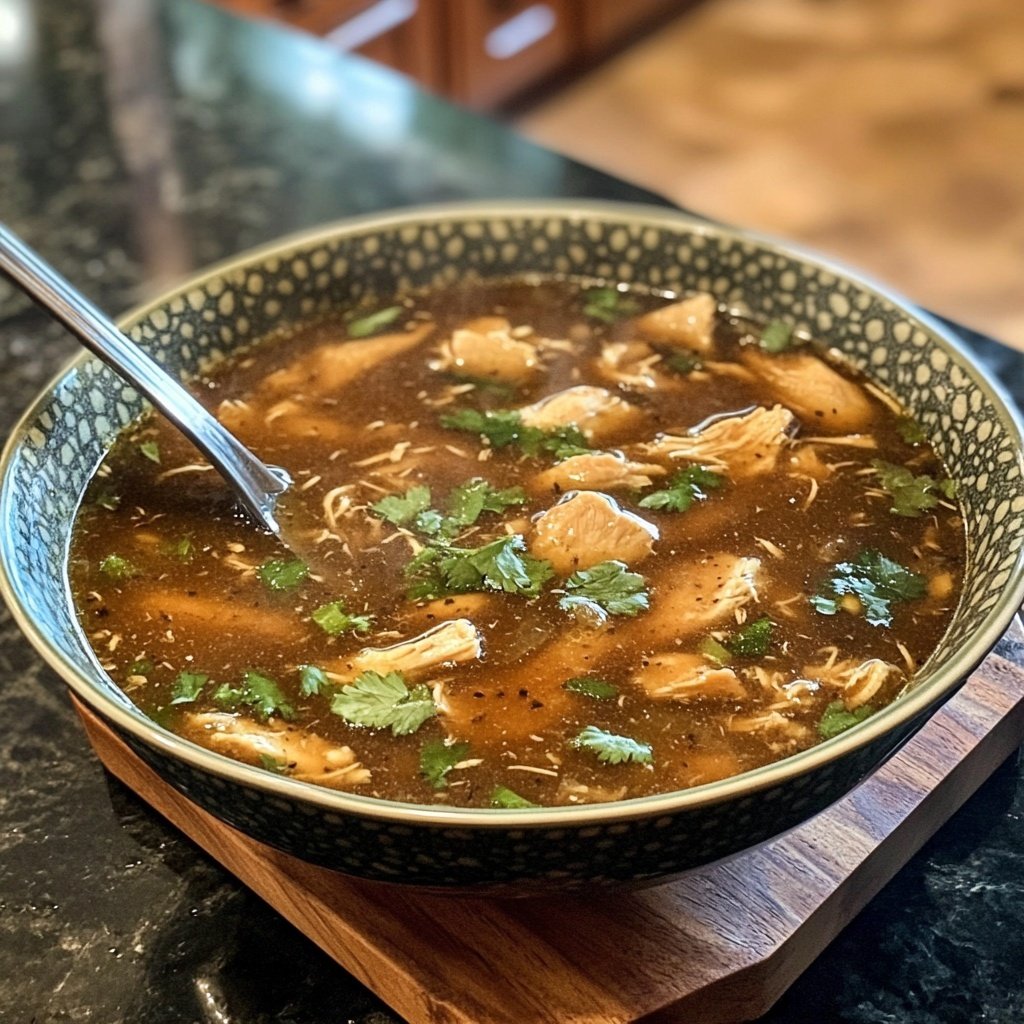 Easy Slow Cooker Chicken Pho-Style Soup