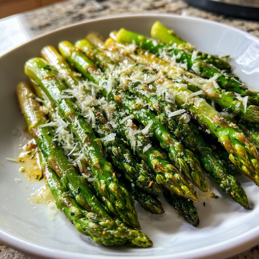 Lemon Butter Asparagus with Parmesan