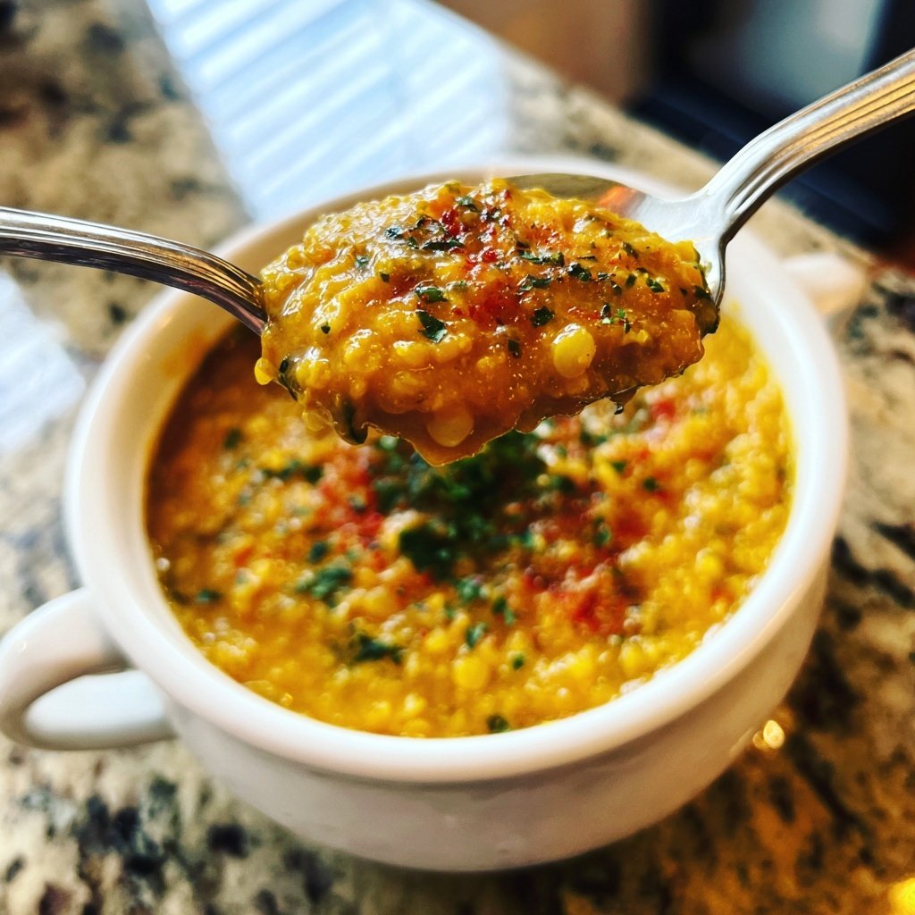 Healthy Dinner Creamy Coconut Lentils