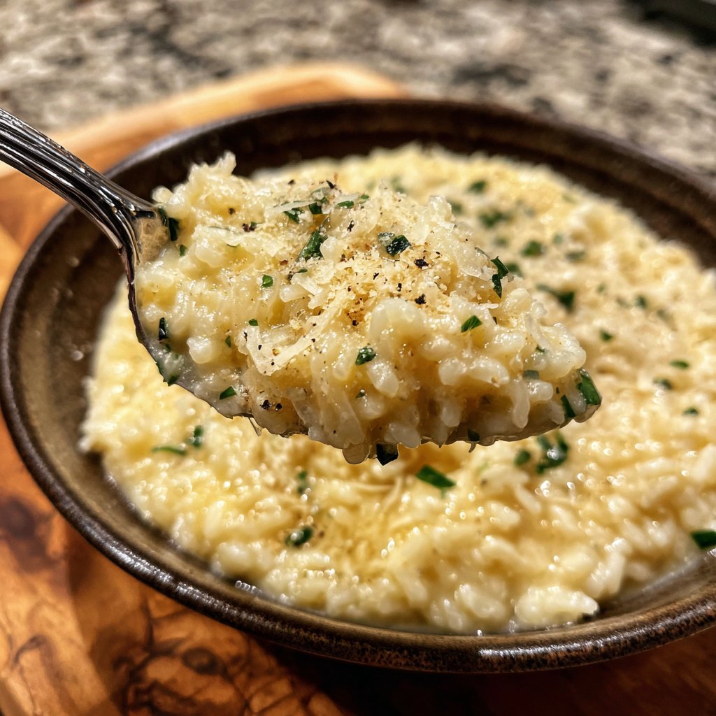 Creamy Parmesan Risotto for Date Night