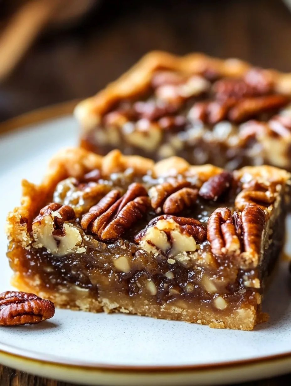 Easy Lazy Girl Pecan Pie Bars