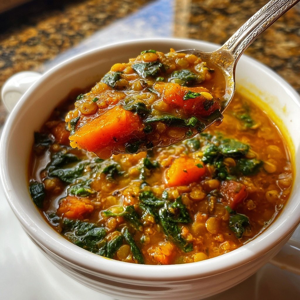 Healthy Crockpot Lentil Soup