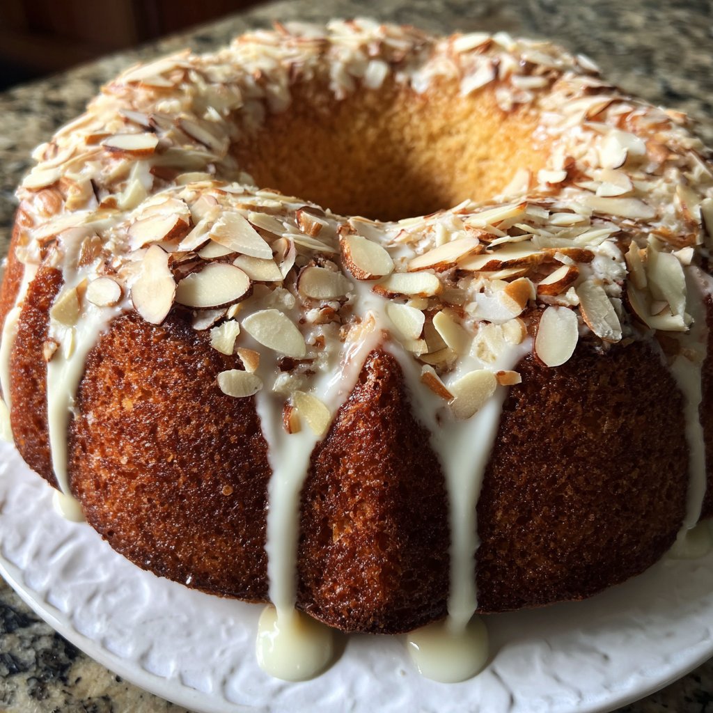 Vanilla Almond Yogurt Cake