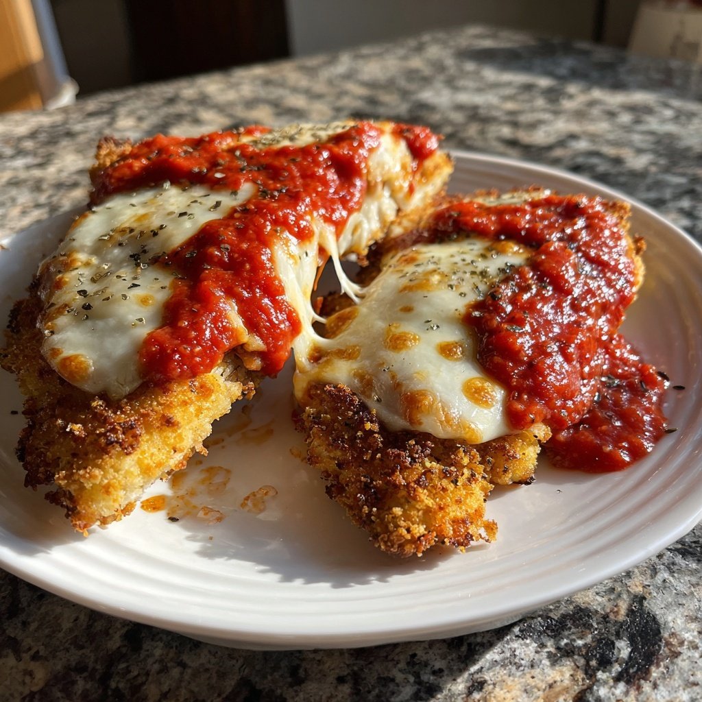 Homemade Chicken Parmesan Dinner Recipe