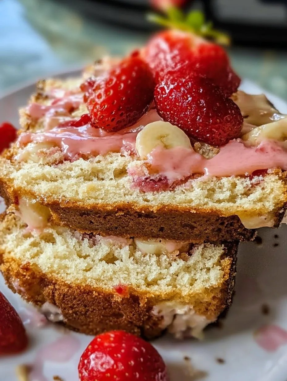 Strawberry Banana Bread