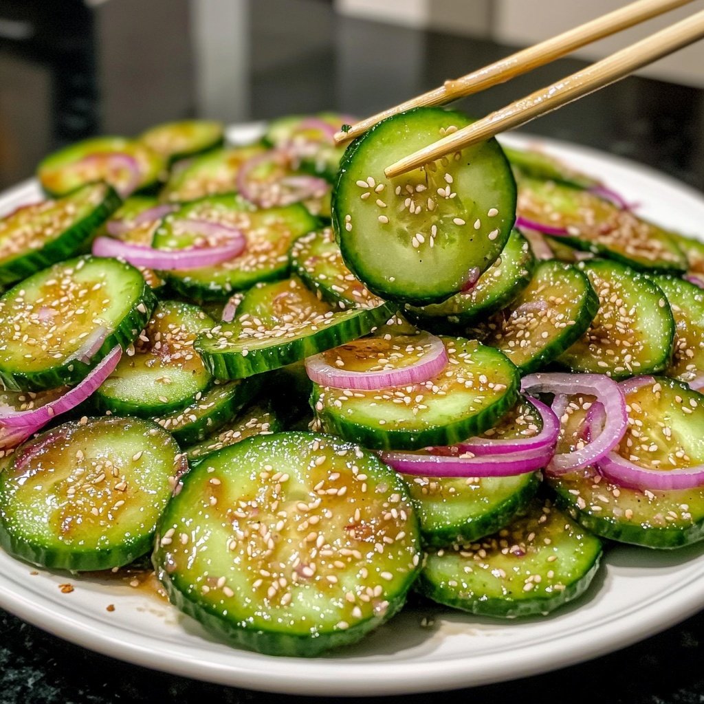Easy Asian Cucumber Salad