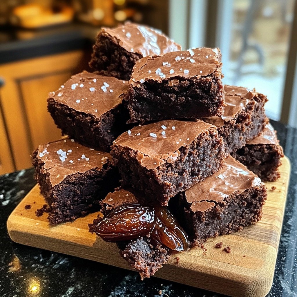 Cottage Cheese Brownies with Dates
