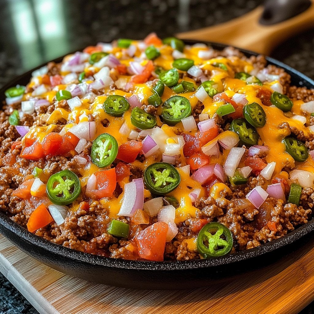 Ground Beef Skillet Spicy
